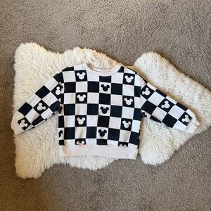 GAP Mickey Checkered Sweatshirt